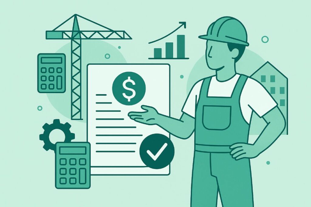 Visualizing cost tracking in construction