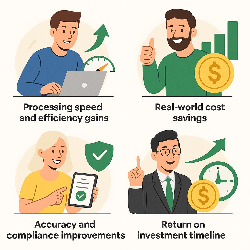 Professionals illustrating workflow improvements