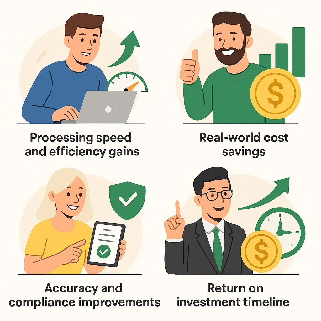 Professionals illustrating workflow improvements