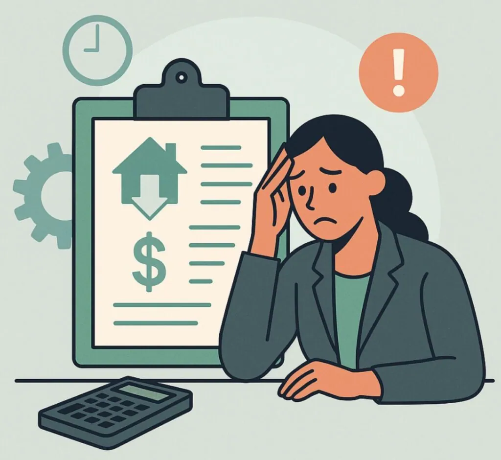 Financial stress from manual processing issues