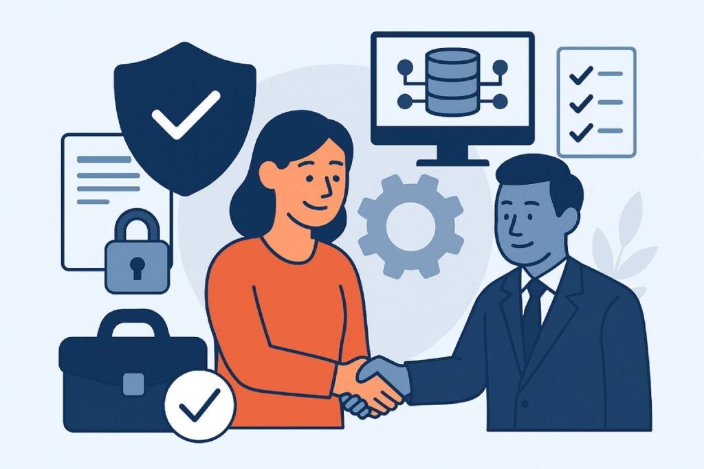 Vendor evaluation with tech and security