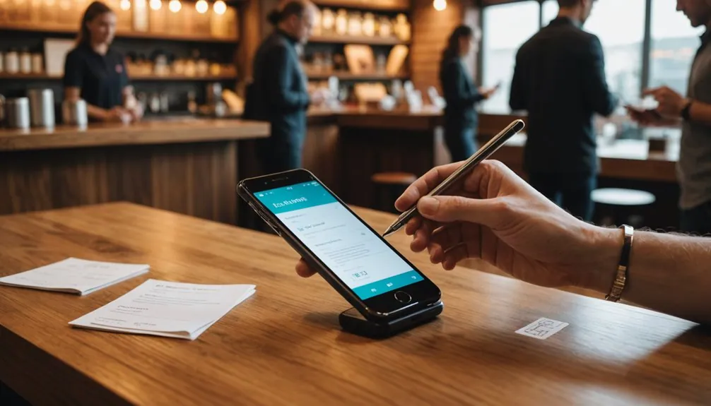 on site mobile financial documentation