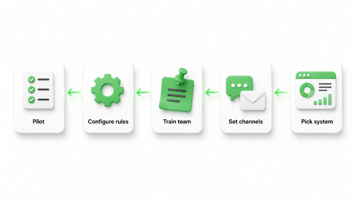 Five steps to implement automatic receipt submission