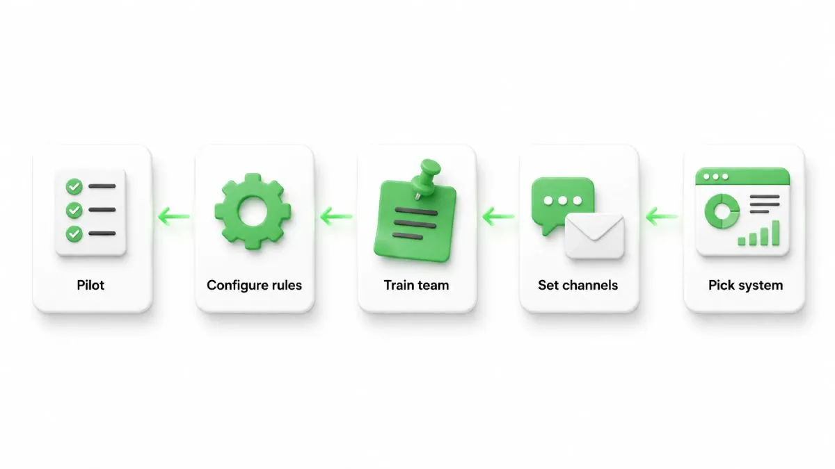 Five steps to implement automatic receipt submission